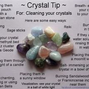 how to cleanse crystals info