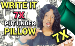 WRITE Your Desire 7 times and Put UNDER PILLOW