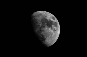 waxing gibbous moon