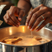 Boil Cinnamon and Bay Leaves for 3 minutes and see what happens