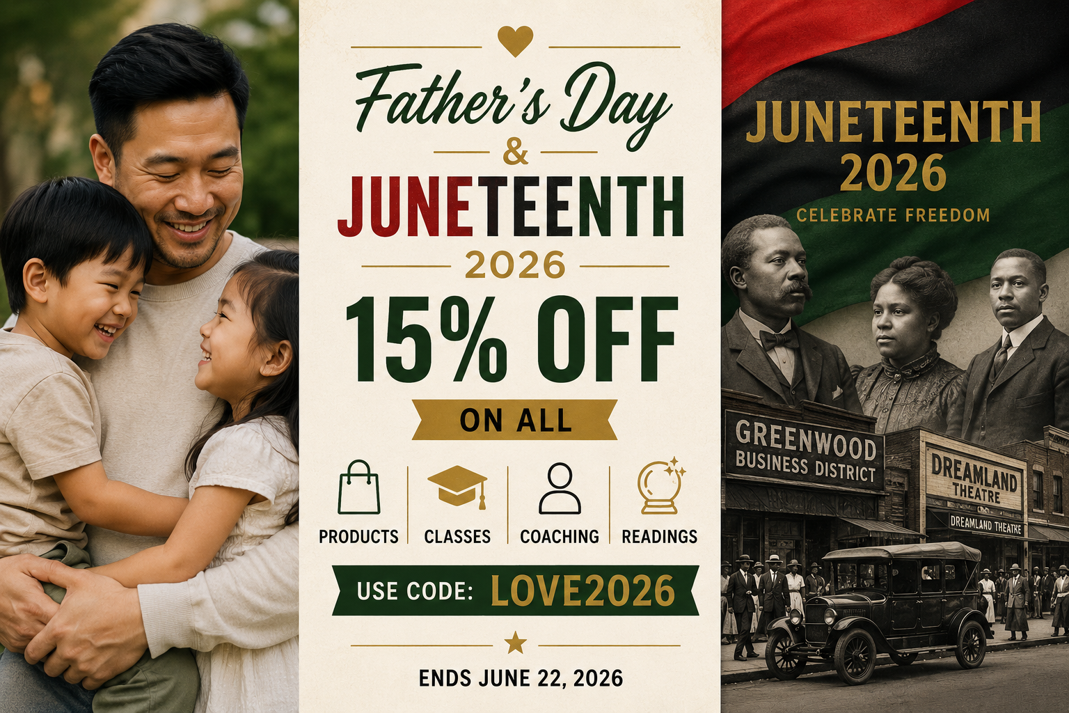 Father's Day and Juneteenth 2026 Discount